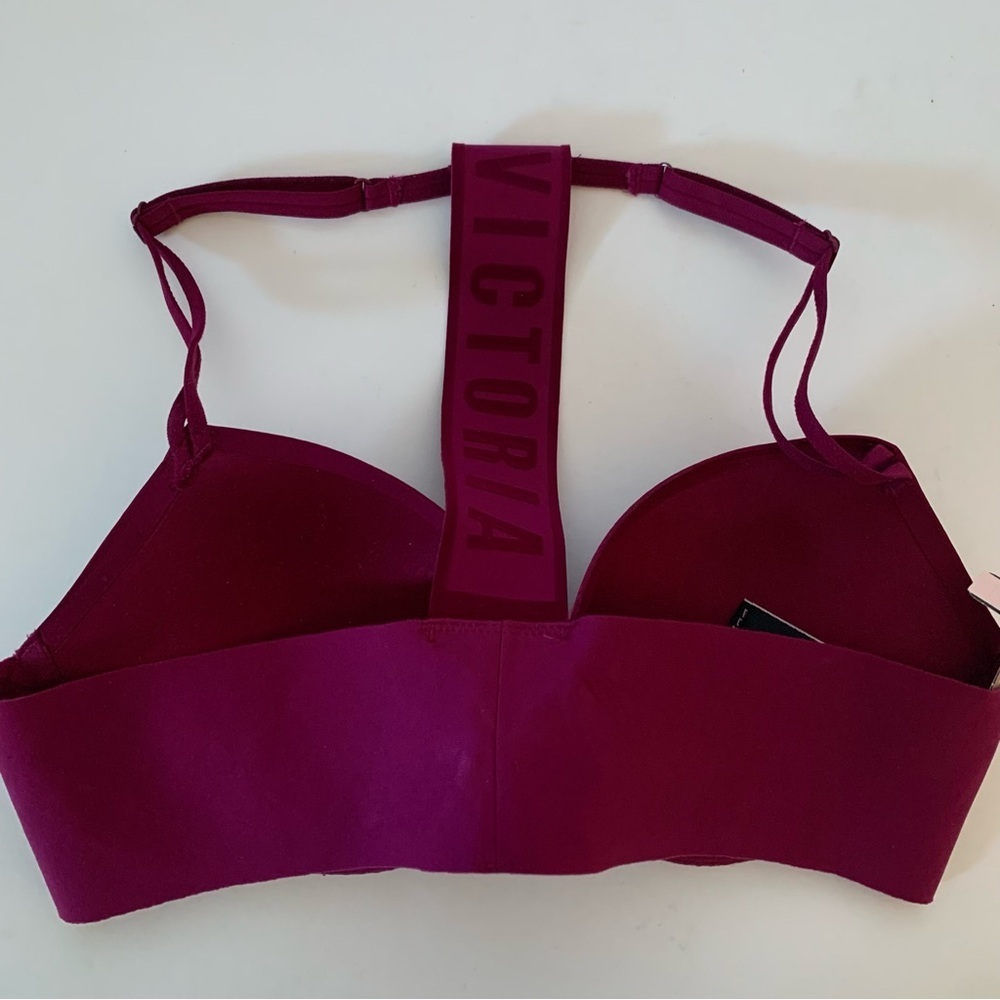 NWT. Victoria’s Secret Women’s Burgundy Racerback Bra - Picture 5 of 6